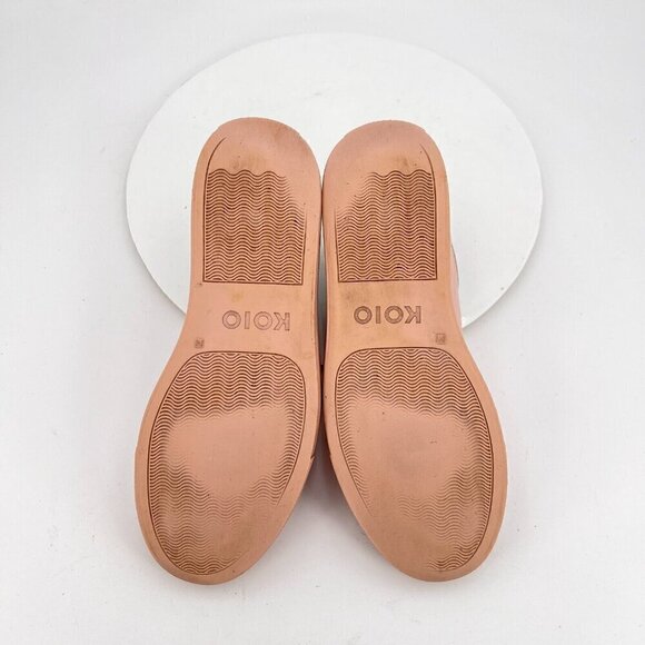 Koio Capri Women Size EU 39 US 9 Pink Leather Brown Suede Low Top Lace Up Shoes - Picture 10 of 14